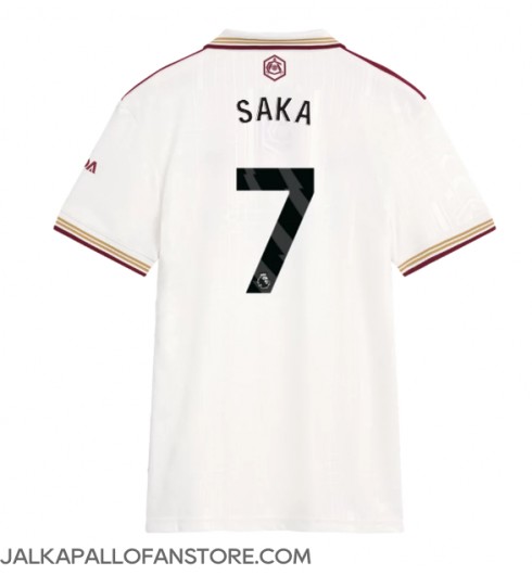 Arsenal Bukayo Saka #7 Kolmaspaita Naisten 2025-26 Lyhythihainen Arsenal Bukayo Saka #7 Kolmaspaita Naisten 2025-26 Lyhythihainen